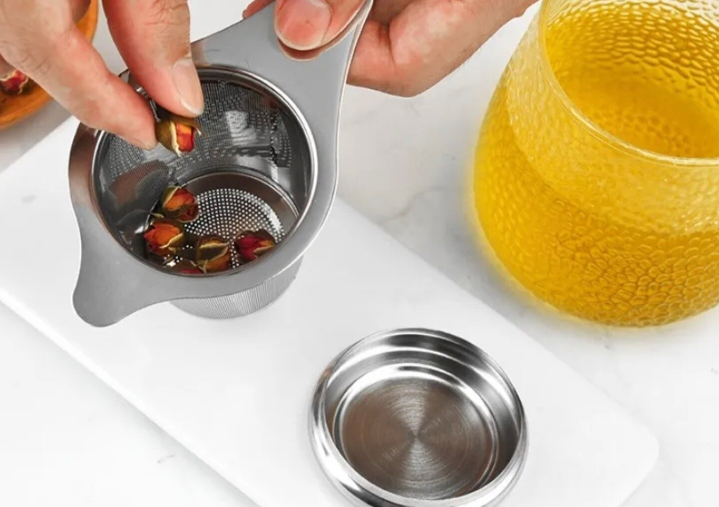 Stainless Steel Tea Infuser with Lid