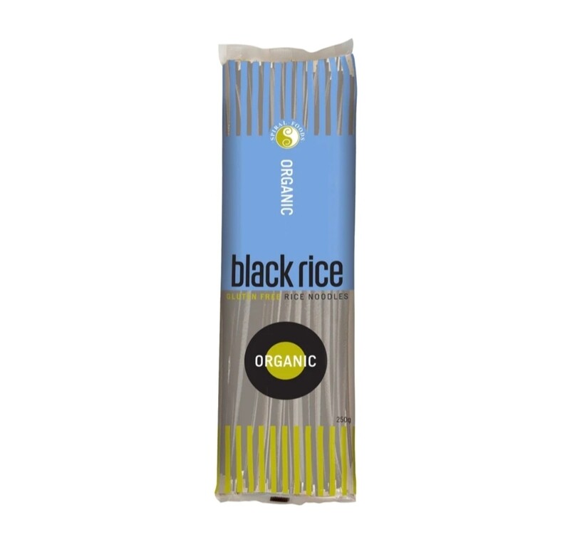 Spiral Organic Black Rice Noodles 225g