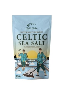 Chef&#39;s Choice Naturally Harvest Celtic Sea Salt Coarse 500g