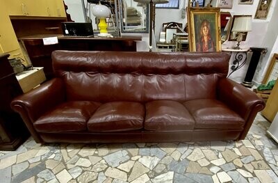 DIVANO 4 POSTI FRAU IN PELLE 230X86