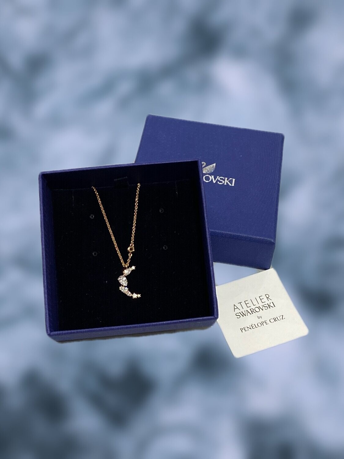 Collana Swarovski dorata - Luna