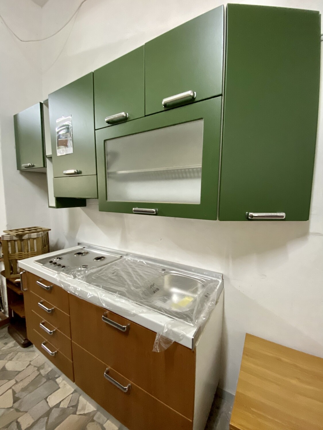 Angolo cucina - monoblocco basso 165cm