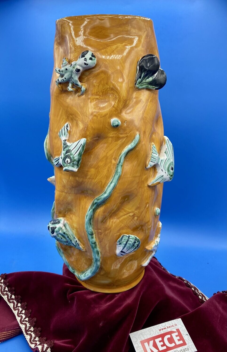 Vaso in ceramica artistica di Vietri - Avallone