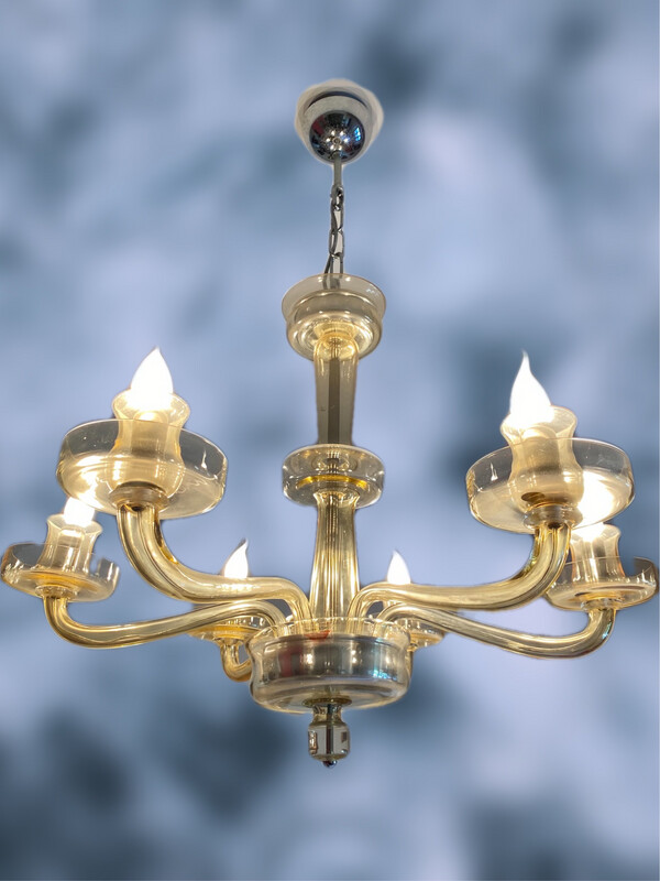 Lampadario Murano 6 luci