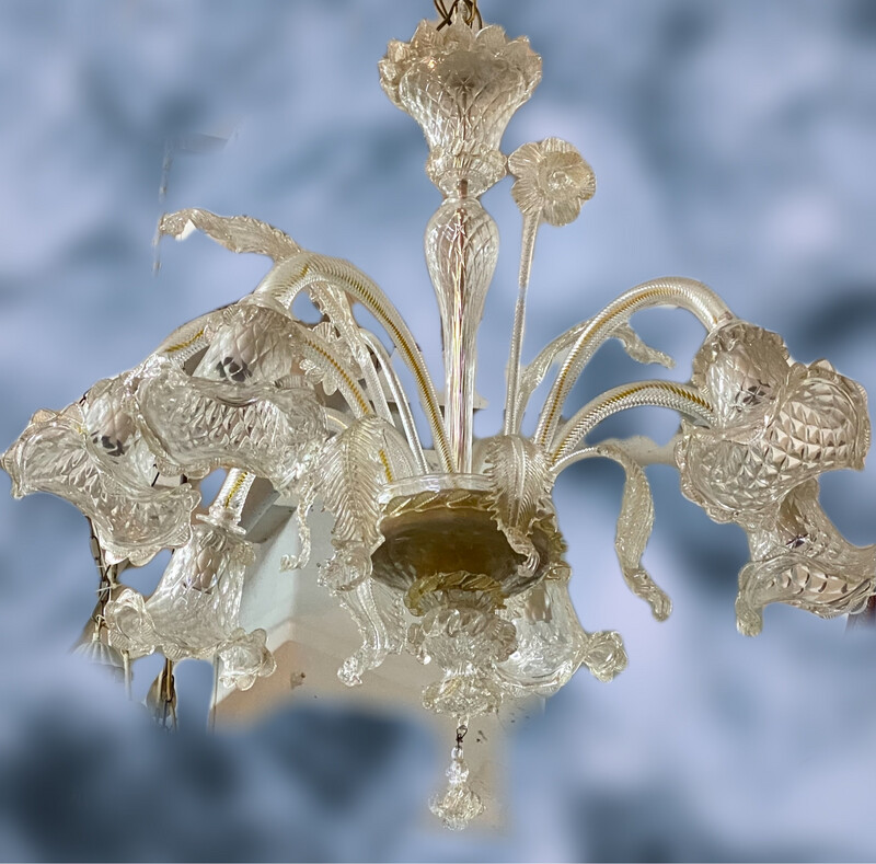 Lampadario Classico Murano 6 luci