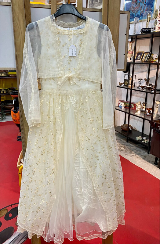 Abito bimba merletto e organza