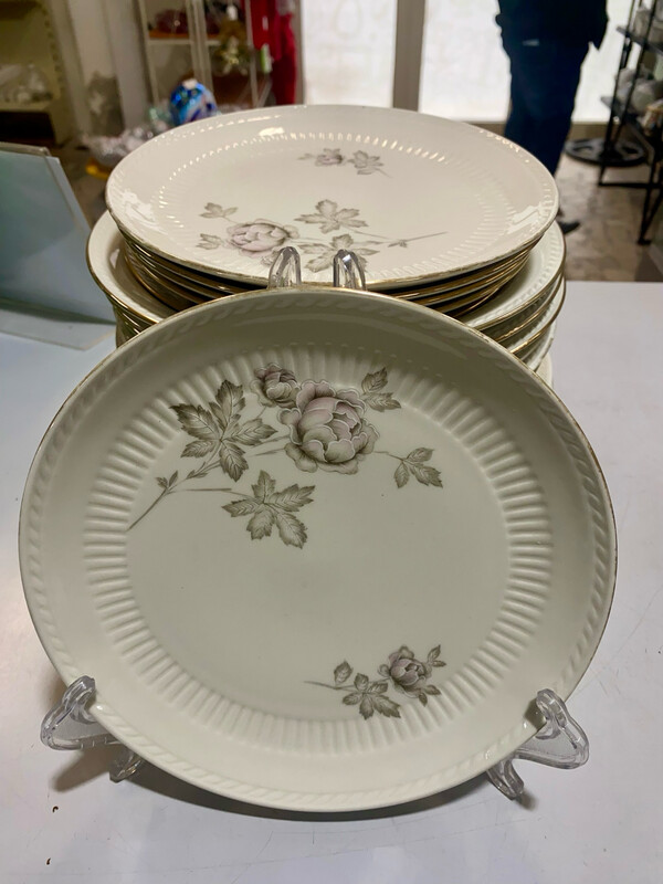 Set piatti porcellana 6x3