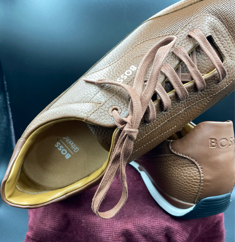 Sneakers Hugo Boss in pelle