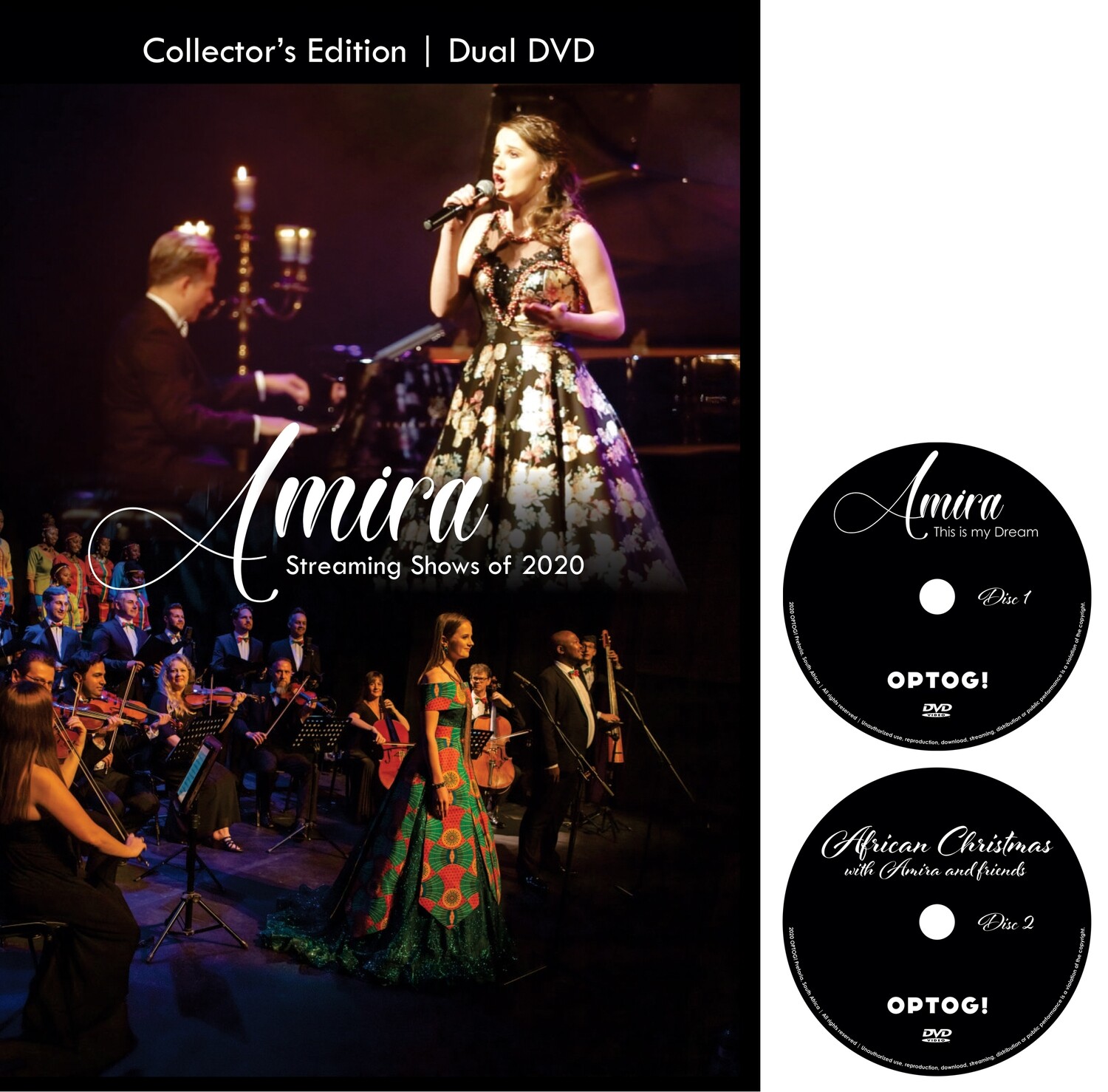Amira's streamingconcerts 2020 Dual DVD