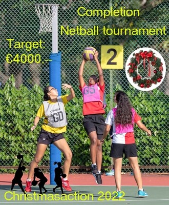 Christmasaction 2022 Completing Netball tournament