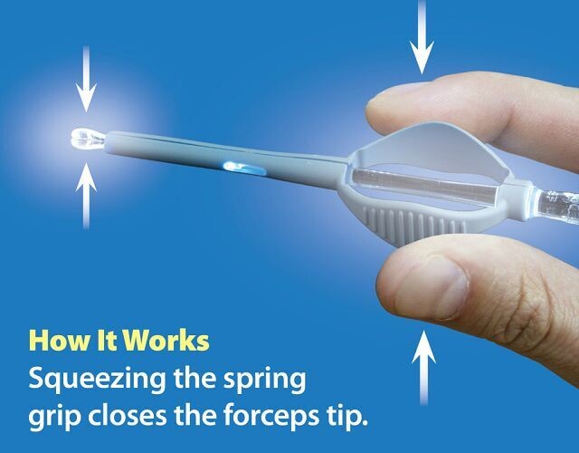 Lighted Foreceps (Excludes Lightsource &amp; Magnification Lens)