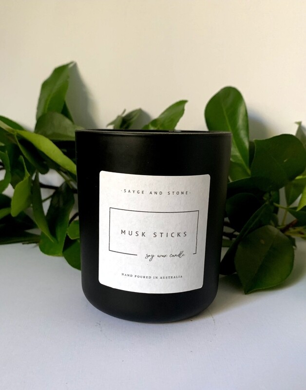 Matte Black Candle