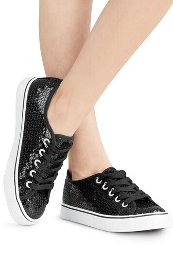 SEQUIN LOW-TOP SNEAKERS