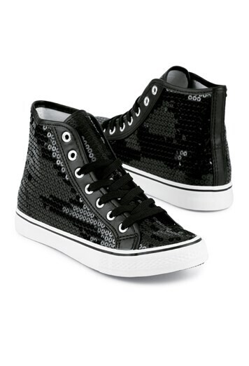 HIP HOP SEQUIN HIGH-TOP SNEAKERS