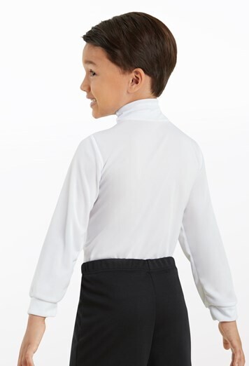 BOYS PULLOVER MOCK TURTLENECK SHIRT