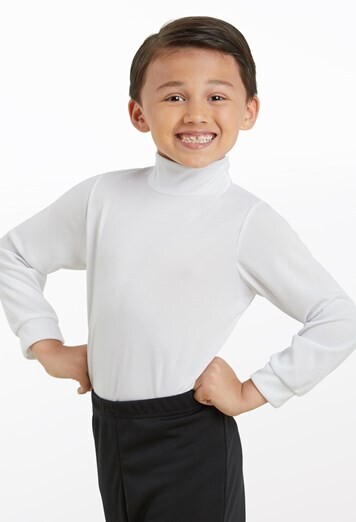 BOYS PULLOVER MOCK TURTLENECK SHIRT