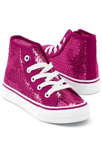 HIP HOP SEQUIN HIGH-TOP SNEAKERS