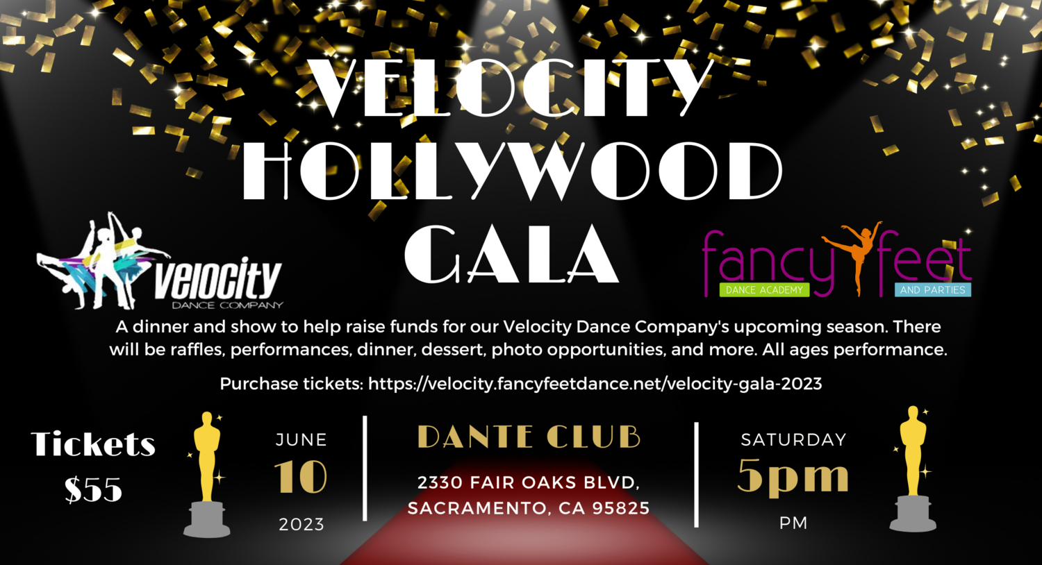 Velocity Hollywood Gala Ticket 2023