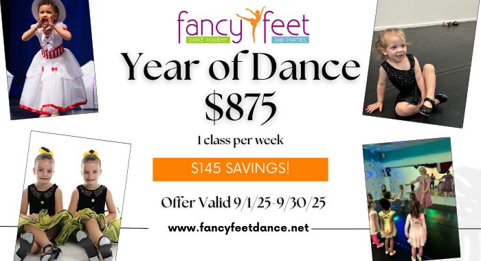 1 Year of Dance for $875