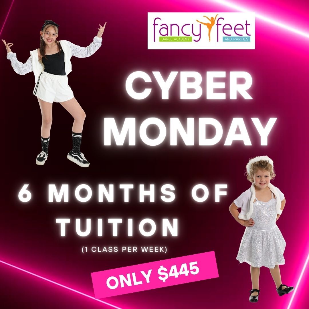 CYBER MONDAY- 6 MONTHS OF DANCE $445
