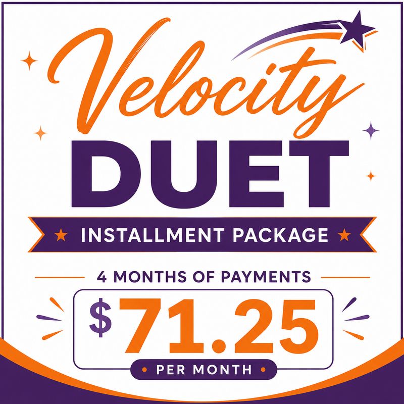Velocity Duet Package Installment plan