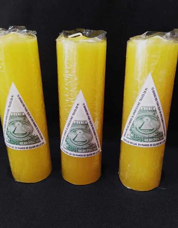 velas para suerte y dinero