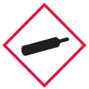 GHS Placard/Sticker for Gas Cylinder