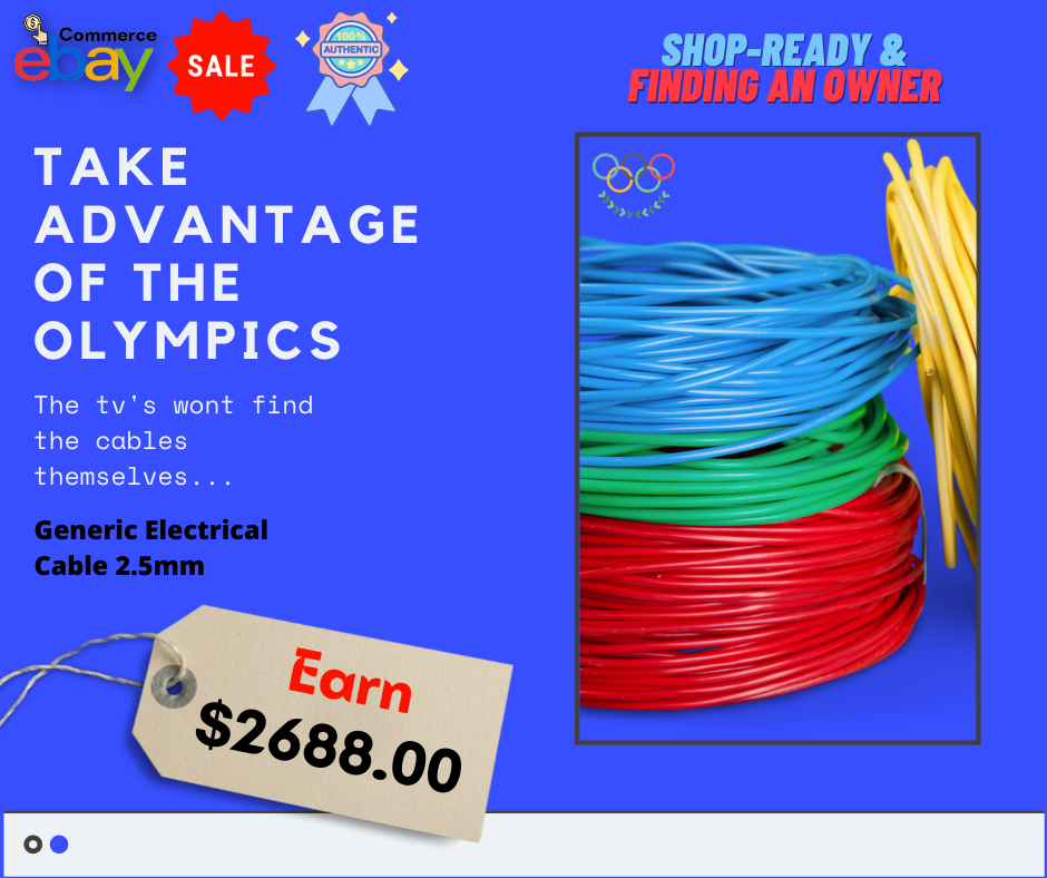 eBay Commerce | Olympic Sales | $2688 Return