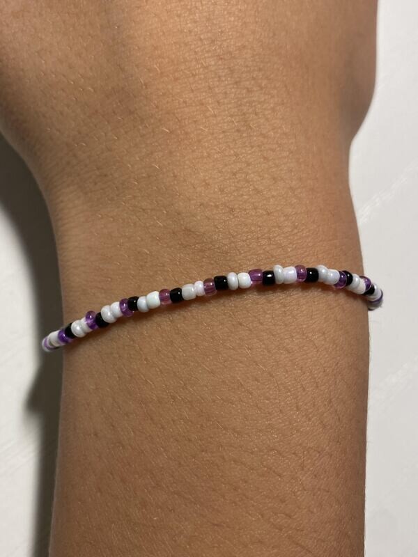 Asexual Pride Flag Bracelet