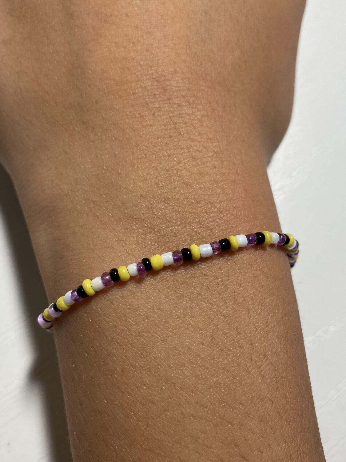 Nonbinary Flag Bracelet