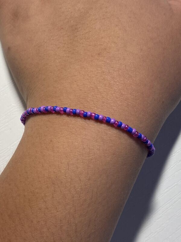 Bisexual Pride Flag bracelet
