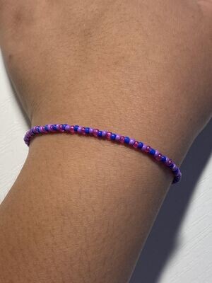 Bisexual Pride Flag bracelet