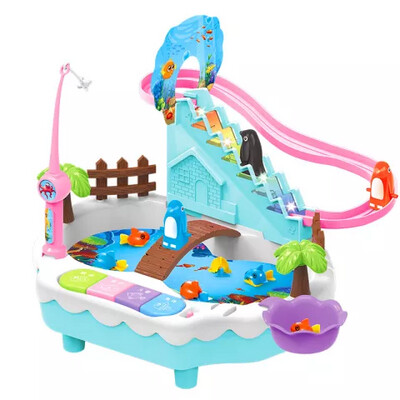 Penguins Climbing Go Fishing 3-In 1