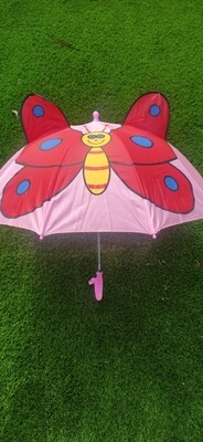 Children kids umbrella with animal cartoon