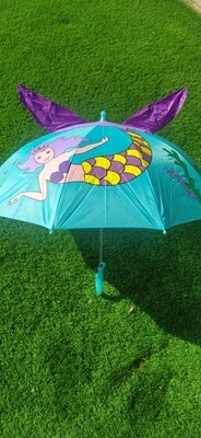 Children kids umbrella with animal cartoon