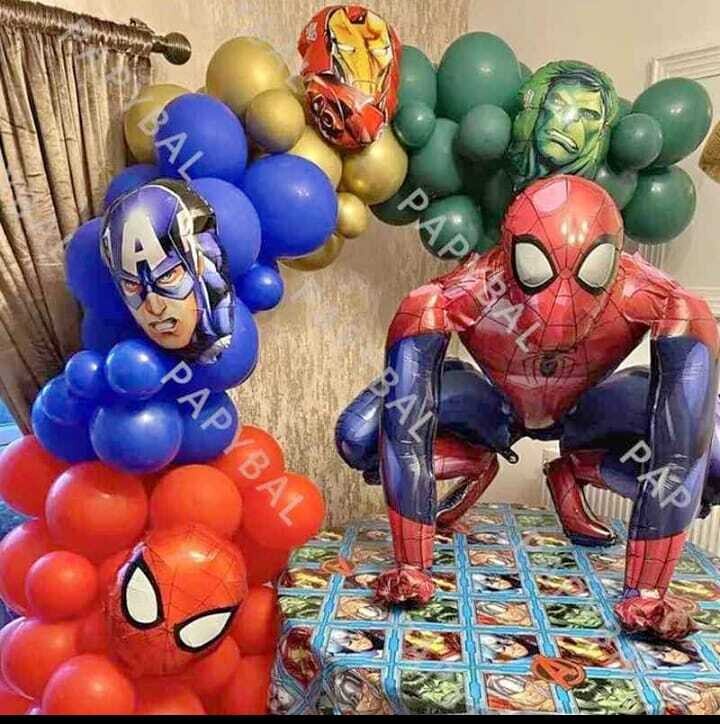 3D exciting spiderman with mask  Balloons