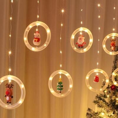 Magical Christmas decor ring light
