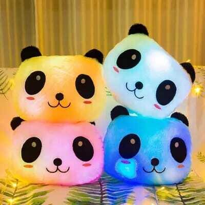 LED Panda cushions pillow