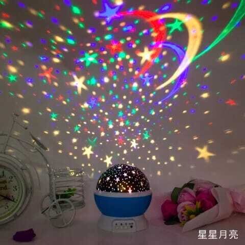 Moon star night projector