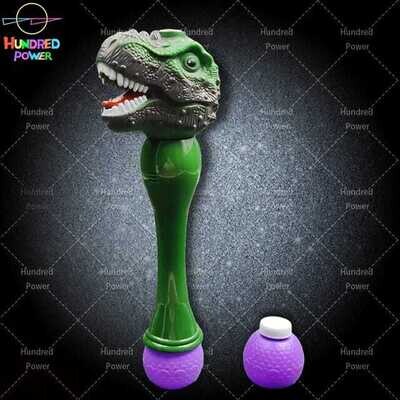 Dinosaur bubble wand