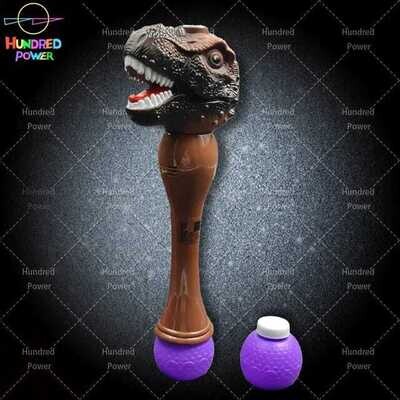 Dinosaur bubble wand