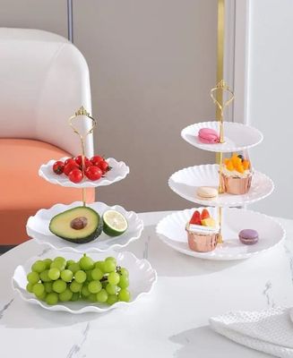 3 Tier Party Dessert Plate Tower