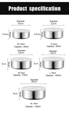 Freshness Preservation Steel Bowl