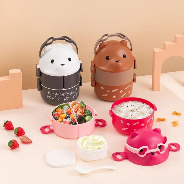 Student Lunch Box with Cutlery