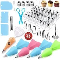 72 Pcs Cake Decorating Supplies Kits