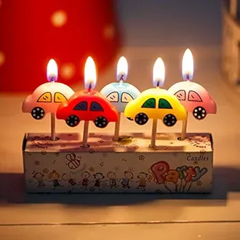 Birthday Car Candle