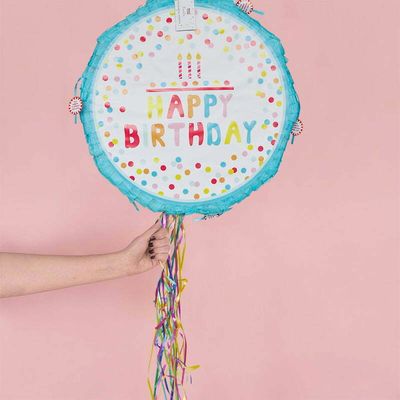 ​Happy Birthday Piñata – Confetti Design