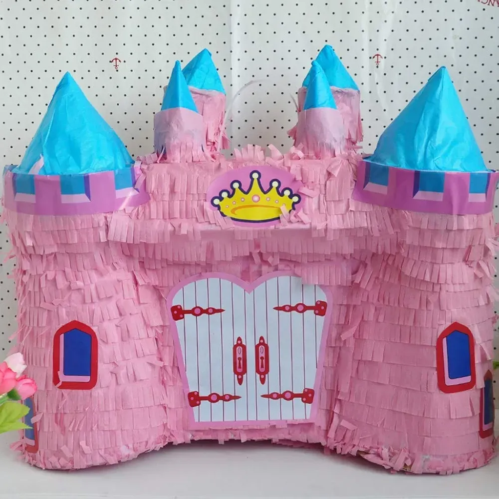 Pink Castle Pinata