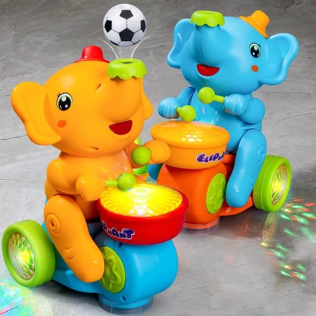 Musical Baby Elephant Tricycle