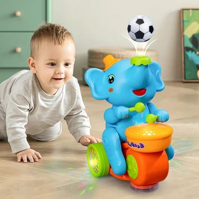 Musical Baby Elephant Tricycle